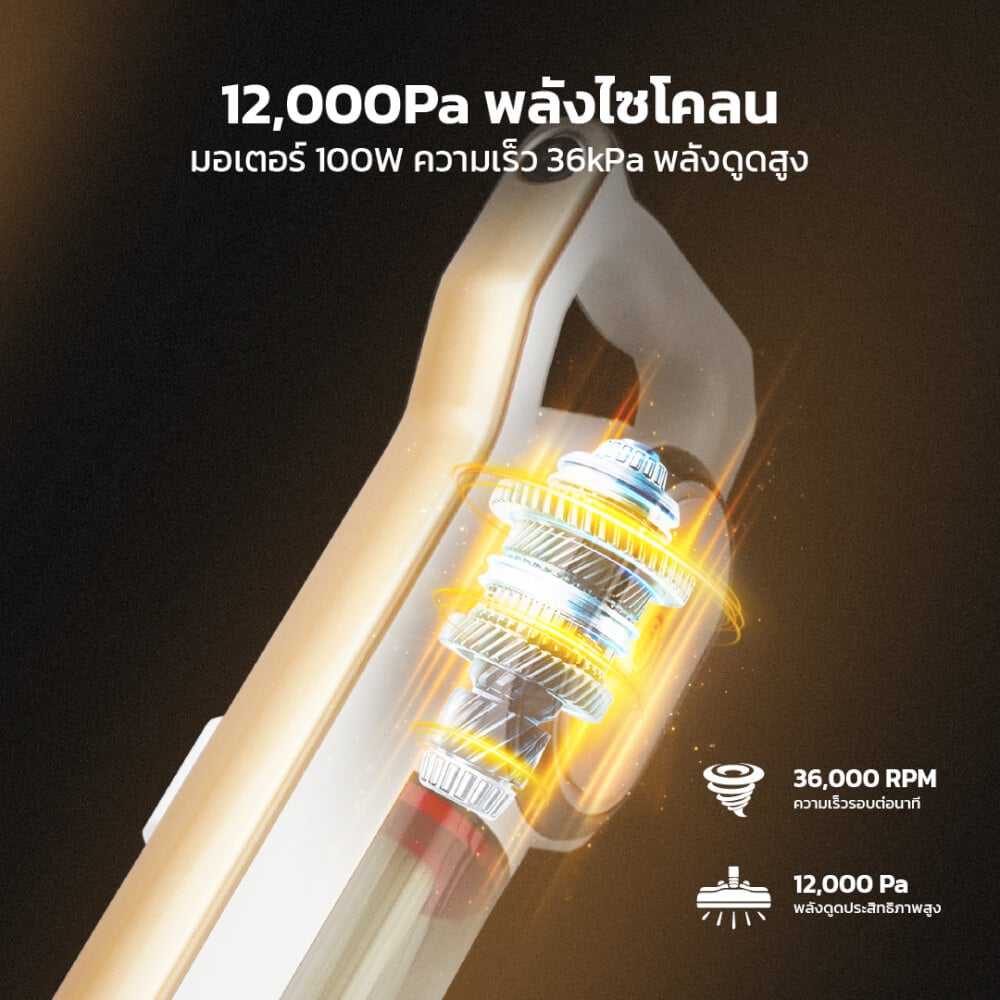 เครื่องดูดฝุ่นแบบด้ามไร้สาย GMAX VC-101B
